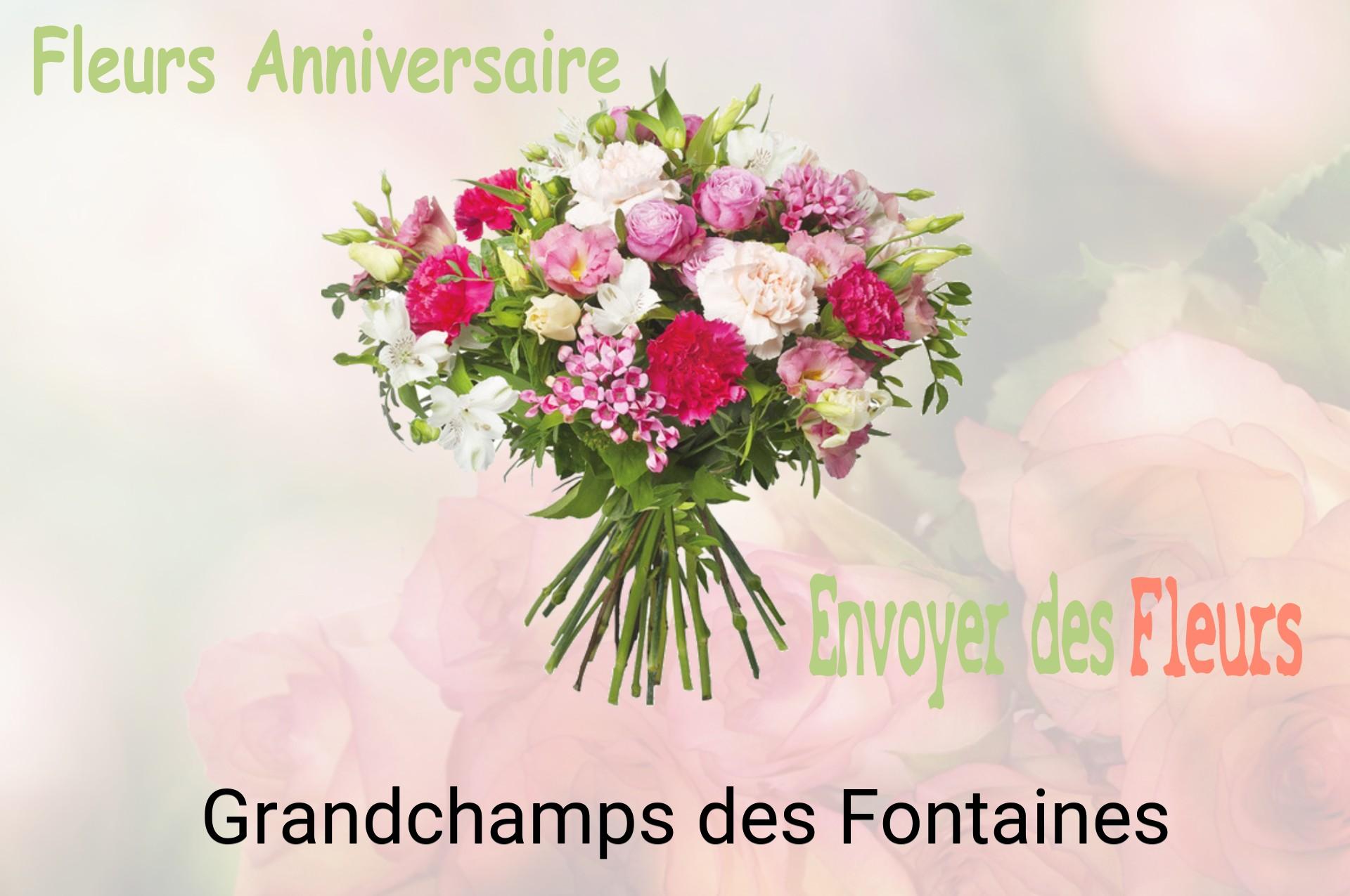 Bouquet de fleurs d’anniversaire livré à Grandchamps-des-Fontaines