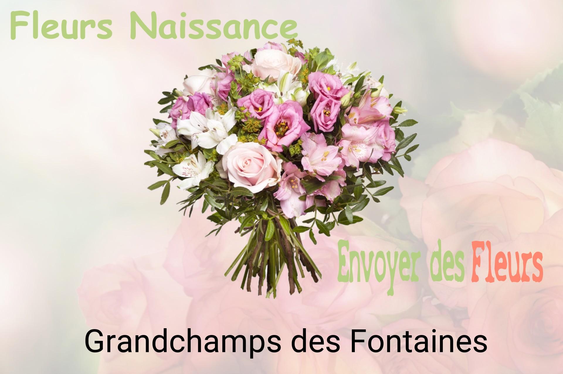 Bouquet de fleurs de naissance livré à Grandchamps-des-Fontaines