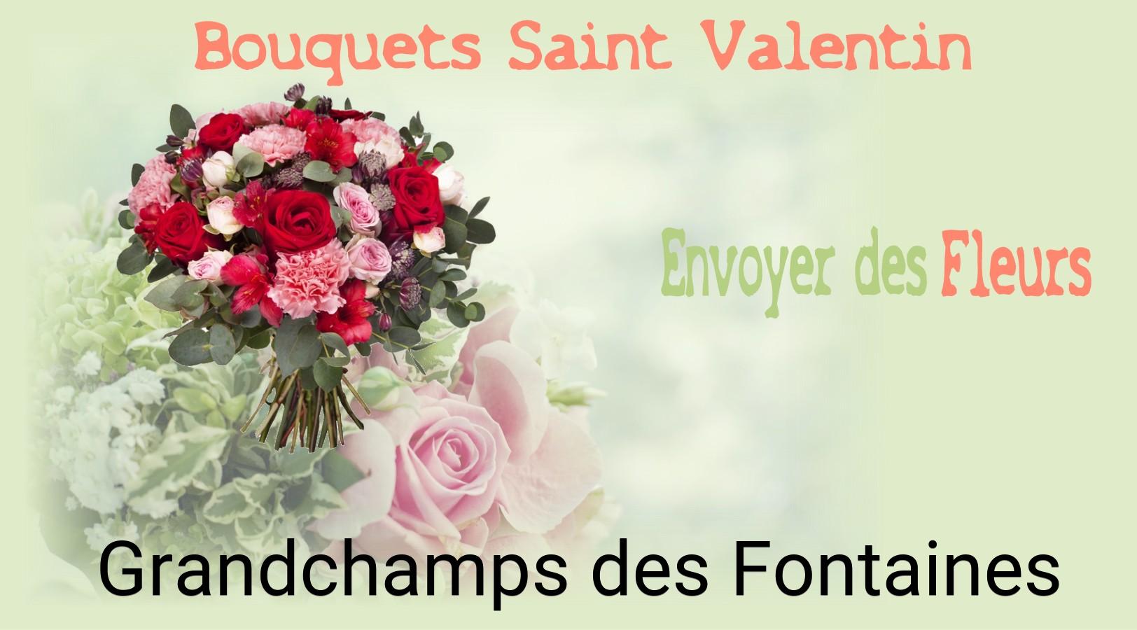 Roses de Saint-Valentin livrées à Grandchamps-des-Fontaines